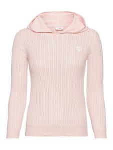 Розовый вязаный свитер Delmao