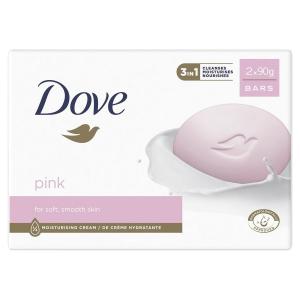 Кремовое мыло Dove PINK 3в1 - 2 x 90 г