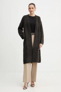 Кардиган BENIKO из смесовой шерсти Guess, серый