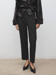 Newarm укороченные брюки в полоску Mango, Grey