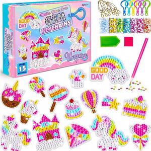 ИДЕЯ ПОДАРКА ДЕВОЧКЕ 5-6 ЛЕТ БРИЛЛИАНТОВАЯ ВЫШИВКА ЕДИНОРОГ своими руками Doris