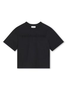 Marc Jacobs Kids футболка с логотипом, черный