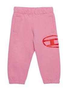Diesel Kids джоггеры с логотипом Oval-D, розовый