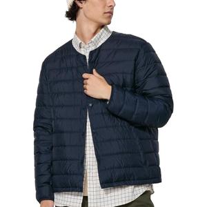 Пуховик мужской Uniqlo, 69 темно-синий