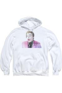 Толстовка с капюшоном Batman Classic Tv Thrilled Adult Pull Over Hoodie / Толстовка с капюшоном Gildan, белый