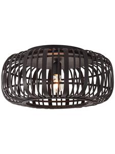 Brilliant Потолочный светильник Woodrow, диаметр 51 см, цвет темное дерево/черный