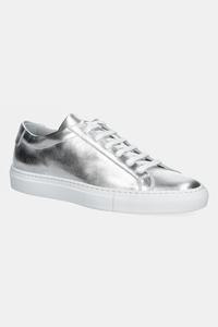 Кроссовки Achilles из блестящей кожи Common Projects, серебряный
