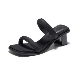 AOKANG Женские противоскользящие шлепанцы с устойчивостью к истиранию черно-золотые, цвет Gold 1254811007B