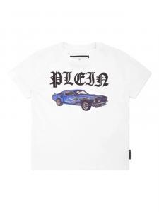 Футболка Philipp Plein Cars Racing, белый