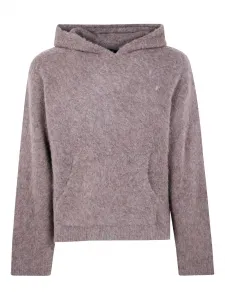 Худи с вышитым логотипом Represent, коричневый