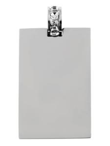 Adeliás Женский кулон из нержавеющей стали со стразами, серебро