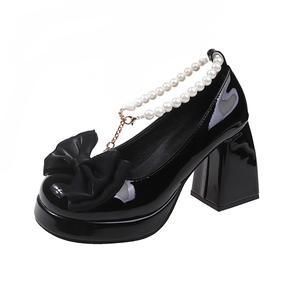 Yang Nianhua Женские туфли Мэри Джейн черные, цвет Black