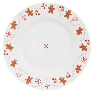 Десертная тарелка orion group 129566, белый - фарфор - 20 х 2 х 20 см