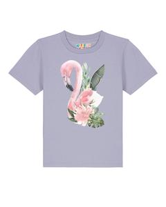 Рубашка watabout.kids Flamingo Mit Blumen, сиреневый
