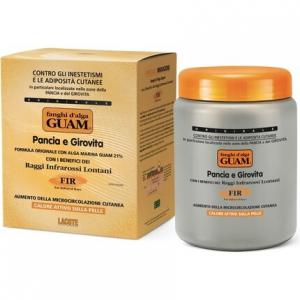 Guam FIR Грязь из морских водорослей для живота и талии для микроциркуляции кожи 1 кг