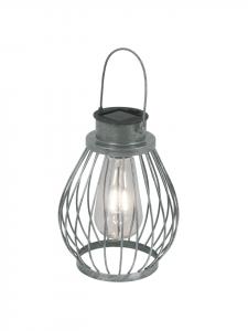 Näve Светодиодный солнечный светильник "BALUBO" серебристого цвета - (Д)15,5 см x (Ш)15,5 см x (В)21,5 см