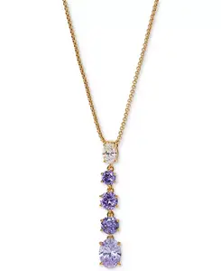 Ожерелье-Лариат из камня, 16 дюймов + удлинитель 2 дюйма, эксклюзивно в Macy's Eliot Danori, purple