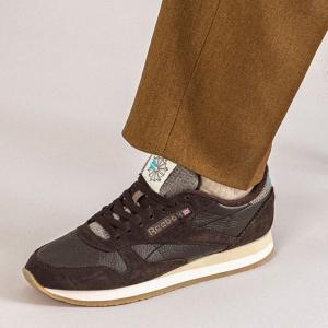 Кроссовки Классическая кожа, винтаж 1983 года Reebok, цвет Brown_100230474