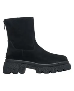 Черные замшевые ботильоны Estro, черный