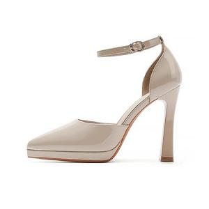 Женские туфли на тонком каблуке и высоком каблуке Take the Qin, Black-7Cm