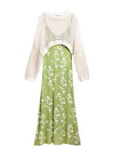 Платье Desigual, светло-зеленый