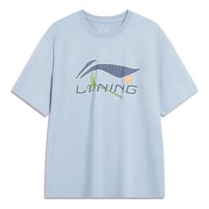 Футболка с логотипом Essential Li-Ning, голубой