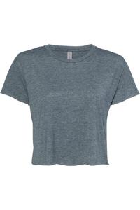 Женский фестивальный укороченный топ Next Level, цвет antique denim