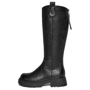 BASTO Высокие сапоги женские черно-коричневые