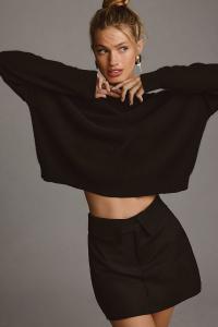 Кашемировый свитер Alani с воротником под горло от Pilcro, черный