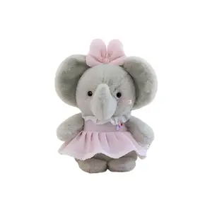 Плюшевая кукла Rabbit и Duoduo Elephant высотой 28см/25см DAKUTU