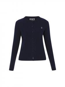 Женский кардиган темно-синего цвета DreiMaster Maritim