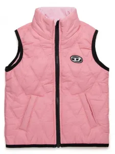 Стеганый жилет Diesel Kids, розовый