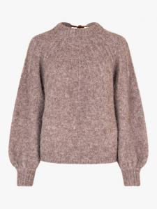 Вязаный джемпер patrisia с бантом A-VIEW, коричневый