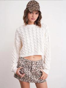 MixRay Свитер в натуральном белом цвете