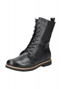 Кожаные ботильоны Andrea Conti, цвет Schwarz/schwarz