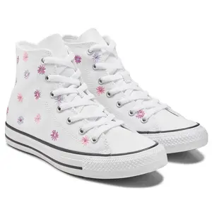 Детские кеды на толстой подошве chuck taylor all star lift высокие от Converse, white/floral