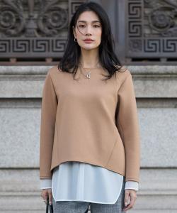 Мягкая картонная толстовка с разрезом на задней части