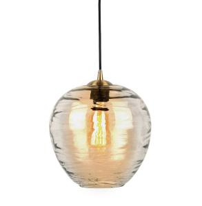 Подвесной светильник Leitmotiv Glamour Globe, коричневый - прозрачное стекло - 25 x 25 x 25 см