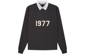 Рубашка поло серии 1977 года Мужская железная Fear Of God Essentials, черный