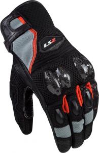 Мотоциклетные перчатки LS2 spark ii air mesh, Black/Gray/Red