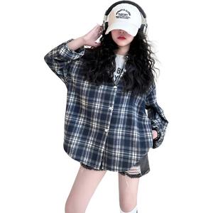 Детская повседневная рубашка PROTECTCAMEL, темно-синий