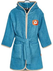 Playshoes Халат из махровой ткани "Джунгли" синего цвета