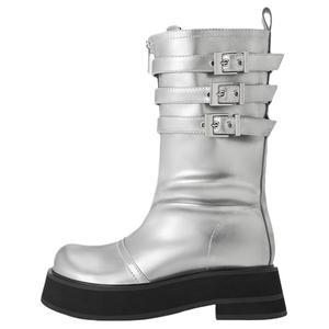 Женские ботинки Nikki CHARLES&KEITH, серебро