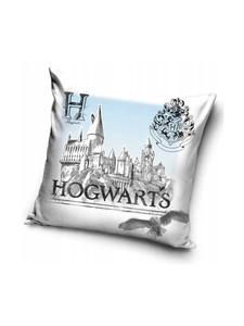 Наволочка 40x40 см - Хогвартс Белый Велюр Harry Potter