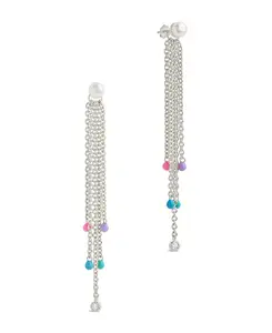 Серьги-Подвески Delmare Sterling Forever, silver