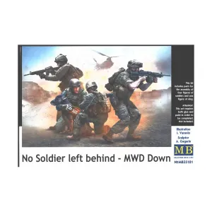 Ни один солдат не остался позади - MWD Down, Modern Era Models (1:35) (Master Box)