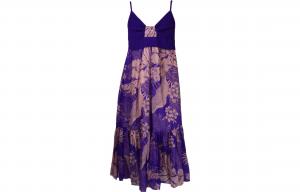 Женское фиолетовое платье-комбинация PINKO