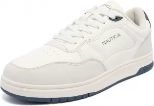 Мужские повседневные кроссовки Nautica на шнуровке, стильные оксфордские прогулочные туфли - легкие, удобные, универсальная обувь на каждый день, белый