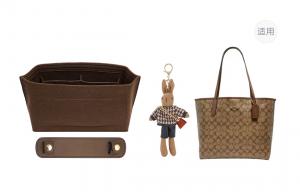 Lan Bao Fan Искусственная кожа Сумка-аксессуар Средний размер Женская Коричневый Черный Бежевый, City33 Brown Shoulder Pads+Brown Liner+Doll