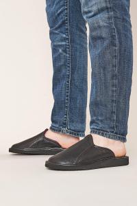 Мужские кожаные тапочки-мюли 'Douglas 4' Moshulu, черный